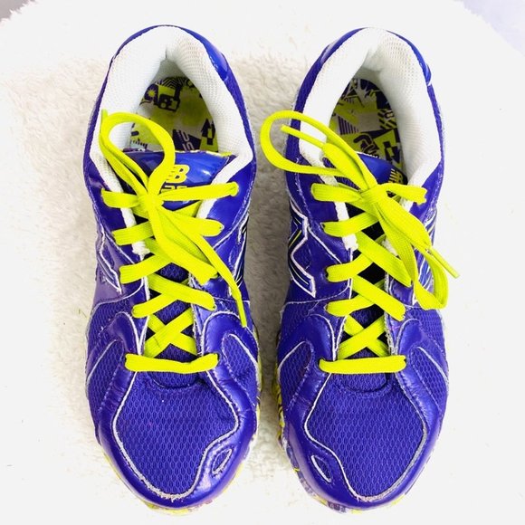 NEW BALANCE 825 Purple & Neon Green Sneakers - Picture 3 of 10